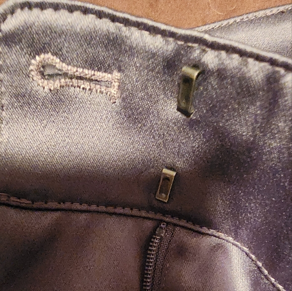 Whbm tapered grey silk cargo pants size 14 - Picture 5 of 9